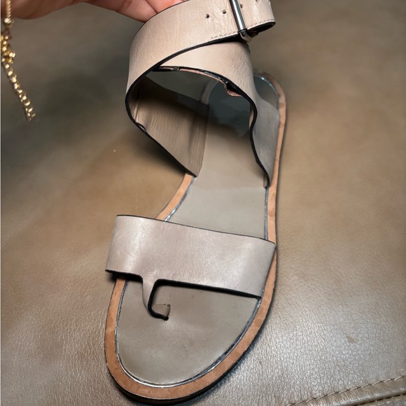Vince Ankle Strap Sandals - Beige - Picture 6 of 6